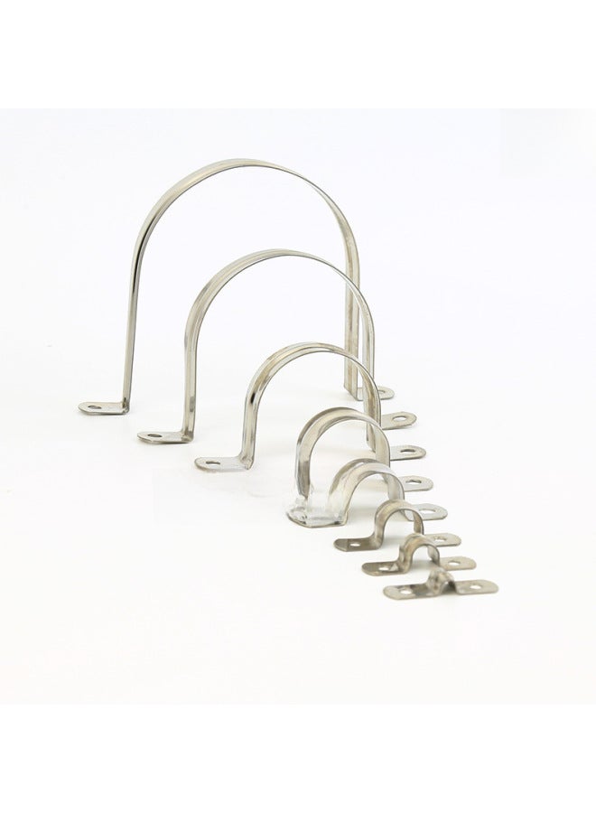 Discount 304 Stainless Steel Tube Clip Riding Mecast Tube Bracket Card Electric Tube Card-Specifications And Models:201 Stainless Steel 8mm  - Image 2