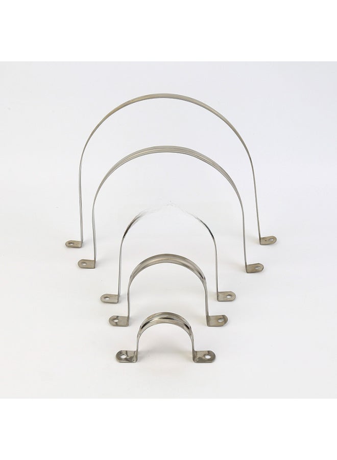 Discount 304 Stainless Steel Tube Clip Riding Mecast Tube Bracket Card Electric Tube Card-Specifications And Models:201 Stainless Steel 8mm  - Image 3