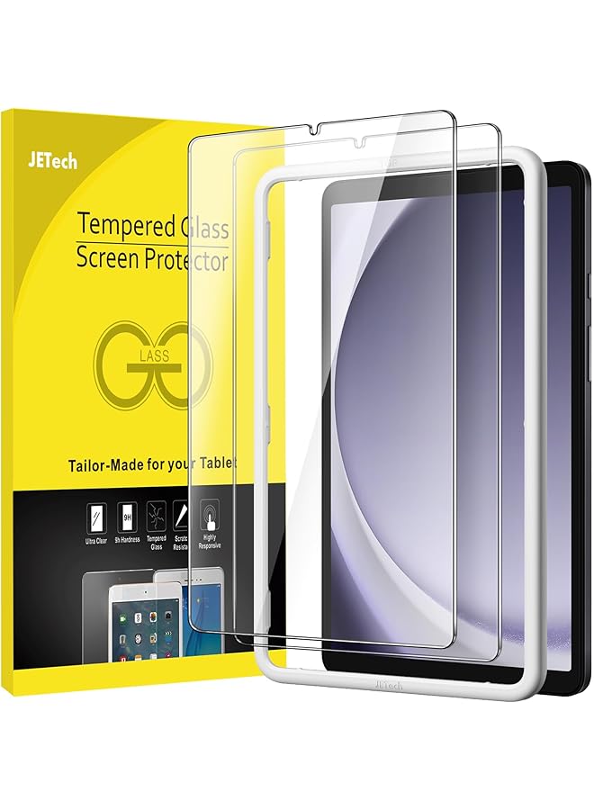 Jetech Screen Protector For Samsung Galaxy Tab A9 8.7 Inch 2023 With Easy Installation Frame Tempered Glass Film Hd Clear 2 Pack - Image 1