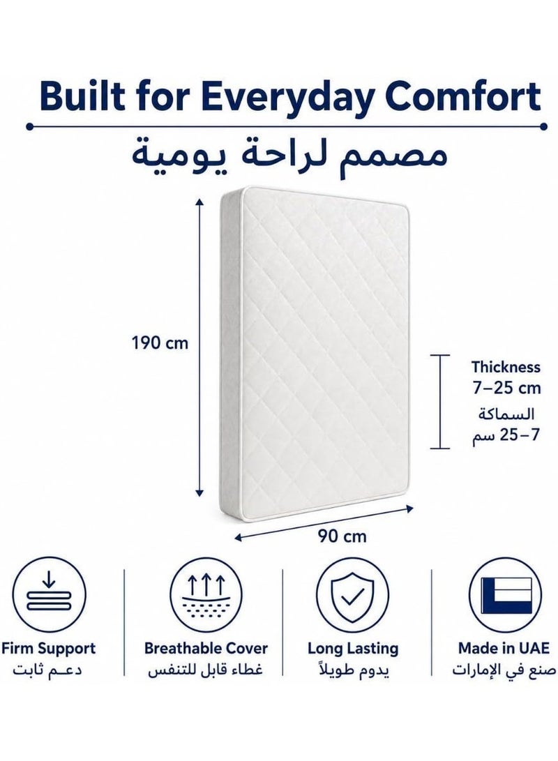 بايونير ماترس طبي رائد لأمراض العظام – رغوة طبية لتخفيف آلام الظهر والدعم الأمثل (90x190 سم) - Image 2
