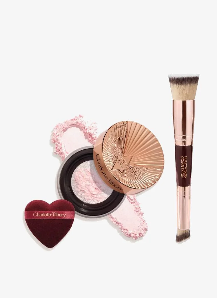 Airbrush Flawless Loose Powder & Perfection Brush Set