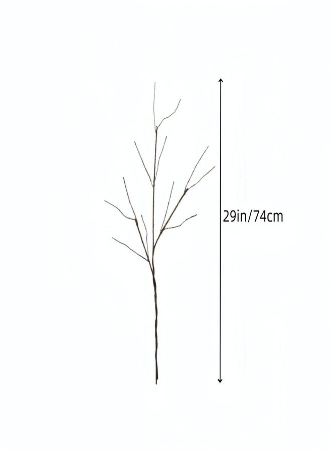 Eiyye Bendable Curly Willow Branches for Vase Stretchable Artificial Twigs for DIY Home Decor Shapeable 29in Faux Stems for Wedding Centerpiece Farmhouse Decoration 5pcs - Image 2