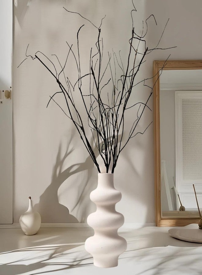 Eiyye Bendable Curly Willow Branches for Vase Stretchable Artificial Twigs for DIY Home Decor Shapeable 29in Faux Stems for Wedding Centerpiece Farmhouse Decoration 5pcs - Image 4