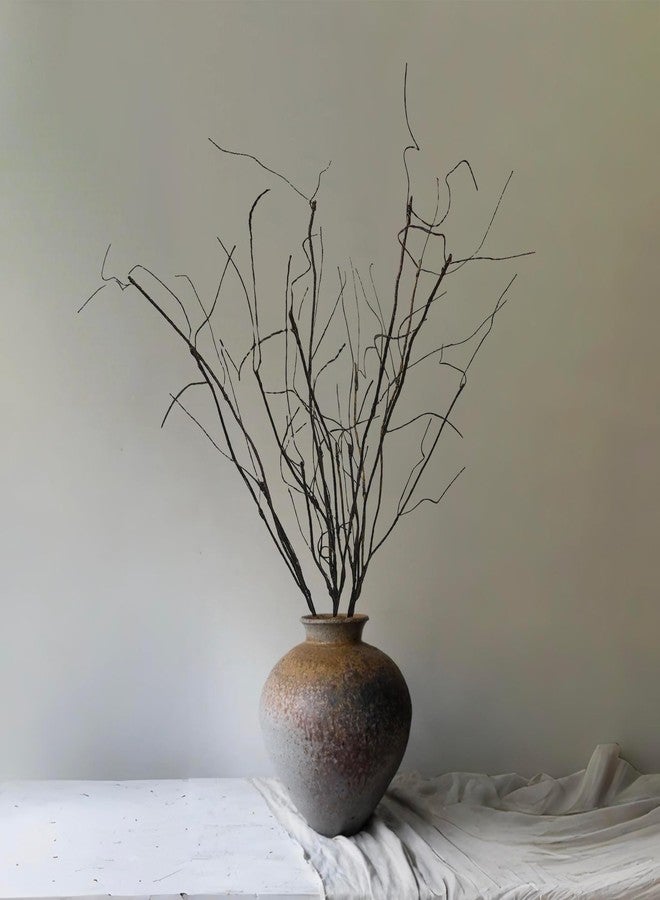 Eiyye Bendable Curly Willow Branches for Vase Stretchable Artificial Twigs for DIY Home Decor Shapeable 29in Faux Stems for Wedding Centerpiece Farmhouse Decoration 5pcs - Image 3