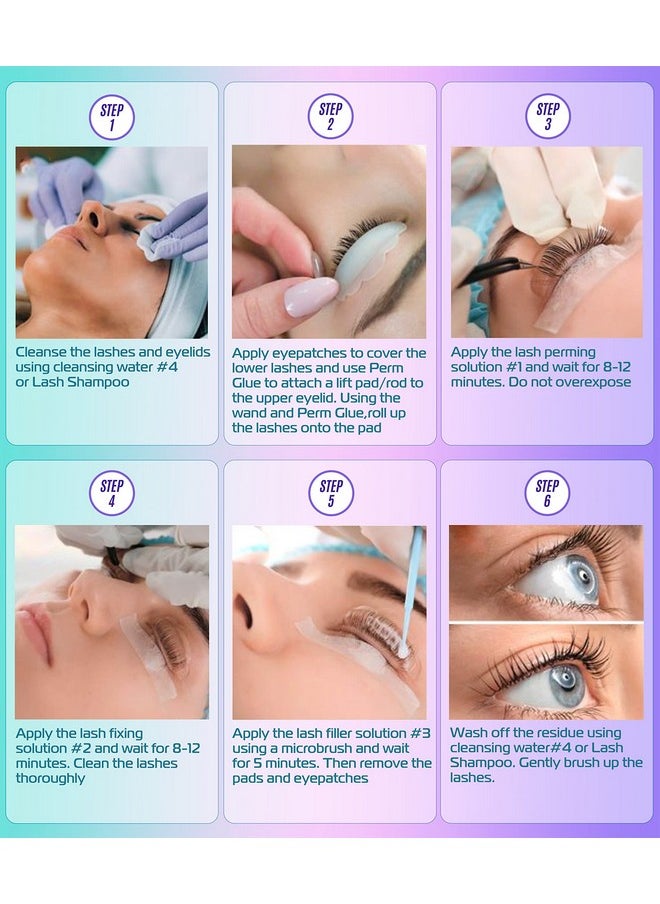 Stacy Lash - Lift Kit Professional Salon Premium Quality Eyelash Perm Curling Lotion & Liquid Full Lifting Set Eyelash Perming Wave Curling Semipermanent - Image 1