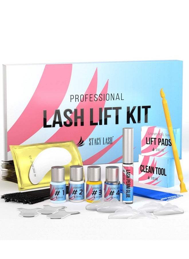 Stacy Lash - Lift Kit Professional Salon Premium Quality Eyelash Perm Curling Lotion & Liquid Full Lifting Set Eyelash Perming Wave Curling Semipermanent - Image 1