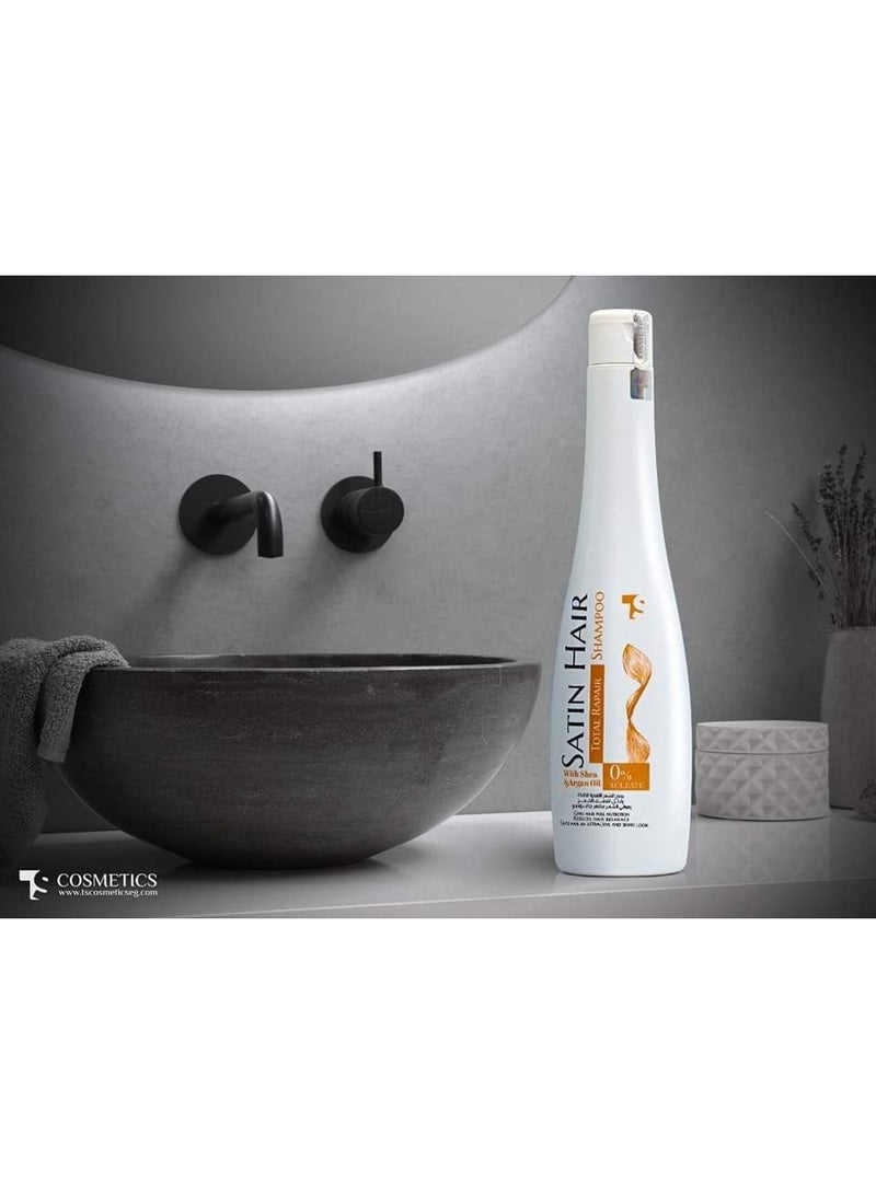 تي آند أس شامبو ستان هير الطبيعي  ٥٠٠ مل– علاج فوري للشعر التالف بتركيبة غنية بزبدة الشيا والأرجان - Image 3