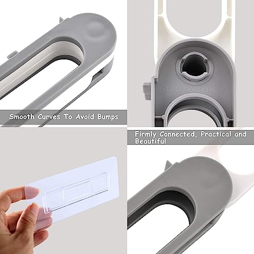 ravido 1PCS Magic Sticker Folding Slippers Rack Hanging Shoe Organizers,3 in 1 Folding Holder Shoes Hanger Wall Mounted Shoe and Bathroom Towel Organizer Rack - Image 5
