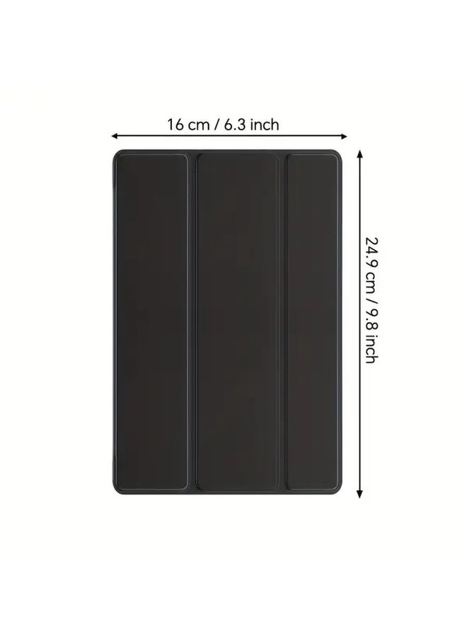Pink Soft TPU Three Fold Stand Cover For Tab S10 FE Tablet With Auto Wake Sleep - Image 2
