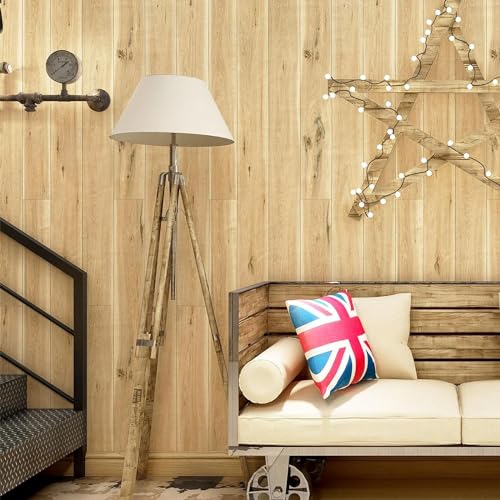 Yun-aeon Yunaeon Wood Peel and Stick Wallpaper 177 480 Grain Contact Paper for Cabinet Shiplap Wall Paper Wood Self Adhesive Removable Wallpaper Decorative Faux Wallpapers - Image 3