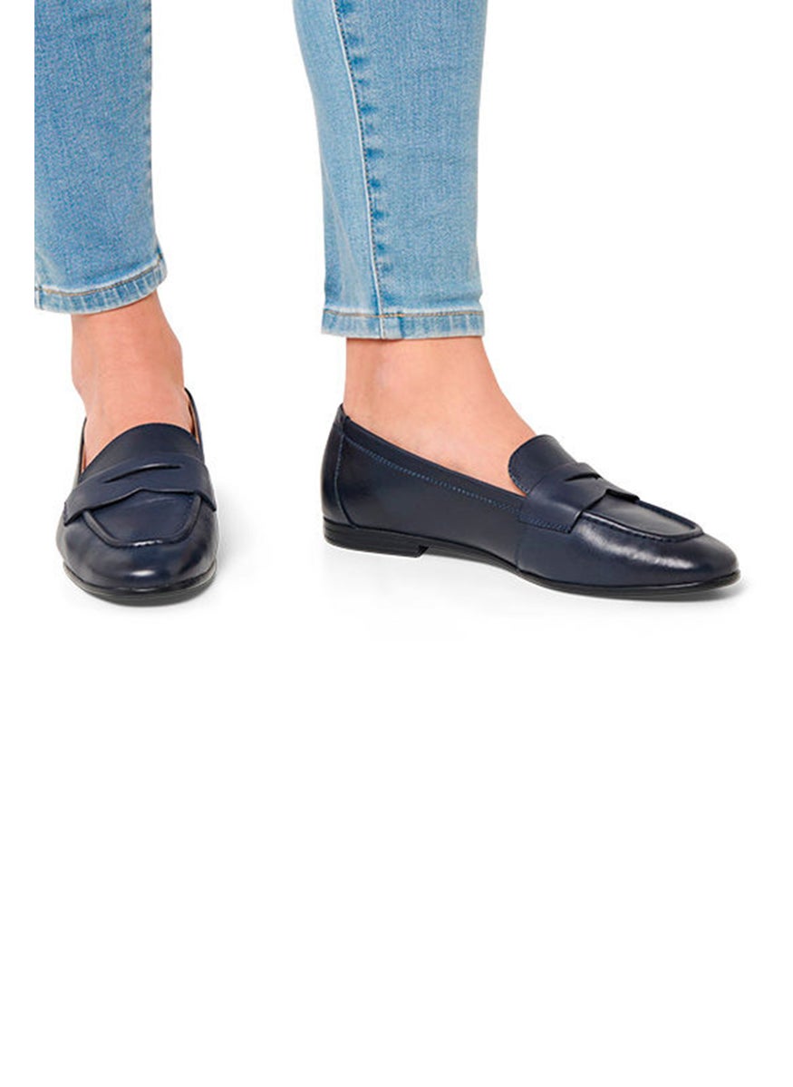 Tchibo - Women Slip On Pointed Toe Casual Shoes, Navy - Image 1