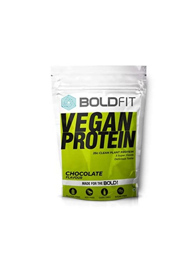 Boldfit Plant Protein Powder For Men & Women (Chocolate 200gm) (VeganCho200gm) - Image 1
