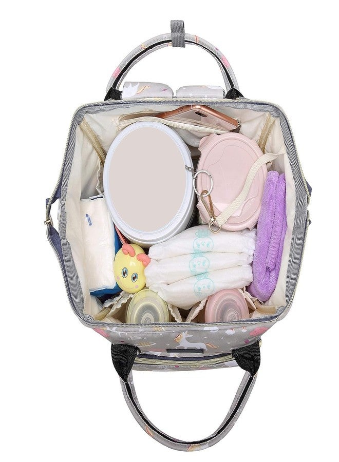 Tip 'n' Top Premium Baby Diaper Bag for Mother + Blue Baby Carrier, Baby Diaper bag (Grey) Pack of 2 - Image 2