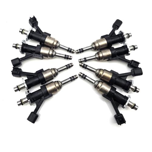 Kridets 8Pcs Fuel Injector 12668393 12684126 FJ1297 for Cadillac Escalade 2015-2018 for GMC Yukon XL 6.2L V8 for GMC Sierra 2014-2018 1500 6.2L V8 for Chevrolet Corvette 2014-2018 - Image 1