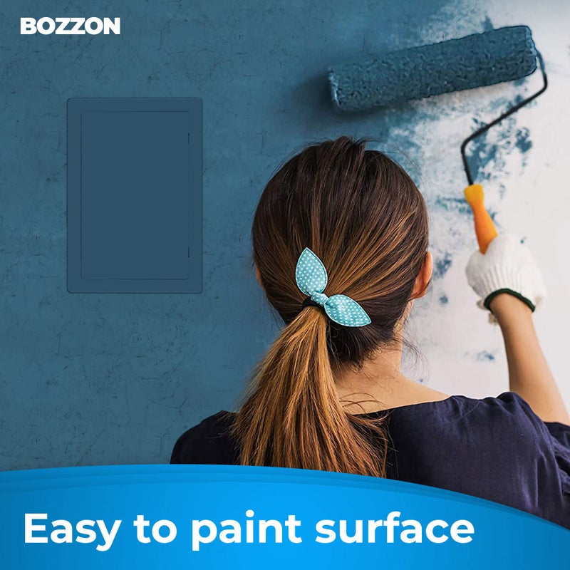 BOZZON Access Panel for Drywall - 12 x 16 inch - Wall Hole Cover - Access Door - Plumbing Access Panel for Drywall - Heavy Durable Plastic White - Image 4
