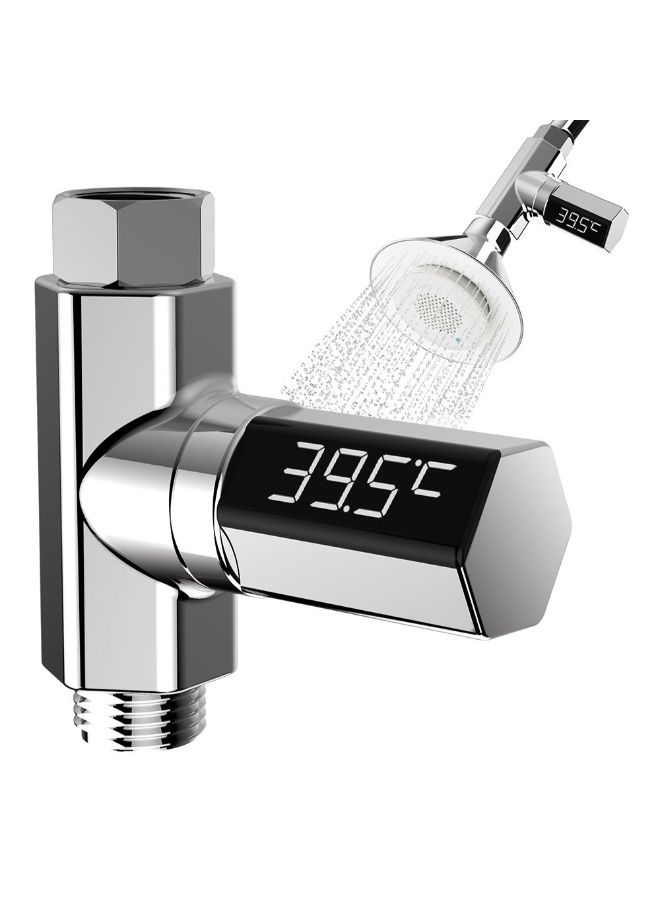 Loquat Heavy Duty LED Faucet Shower Thermometer Silver 82.2 x 30millimeter - Image 4