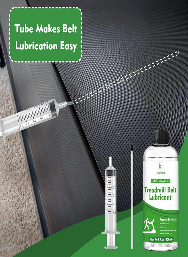 EIGTWEN 500ml Treadmill Lubricant for Belt, 100% Silicone Treadmill Oil, High Temperature Resistant Stable Treadmill Belt Lubricant, Treadmill Lube Suitable for Most Types of Treadmills - Image 4