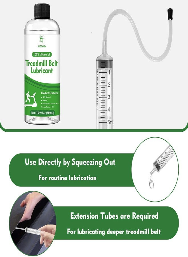 EIGTWEN 500ml Treadmill Lubricant for Belt, 100% Silicone Treadmill Oil, High Temperature Resistant Stable Treadmill Belt Lubricant, Treadmill Lube Suitable for Most Types of Treadmills - Image 5