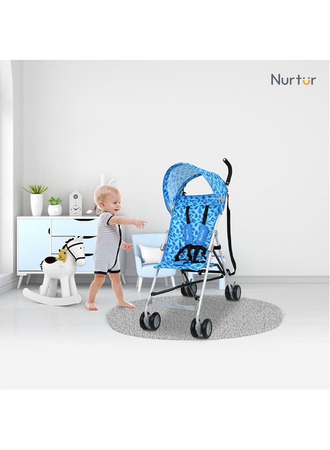 Nurtur Rex Buggy Stroller Multicolor Lightweight Stroller with Compact Fold Canopy Shoulder Strap 6 to 36 monthsMulticolor Official Product - Image 2