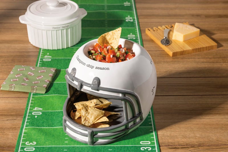 Mud Pie Football Helmet Chip and Dip Server - Image 5
