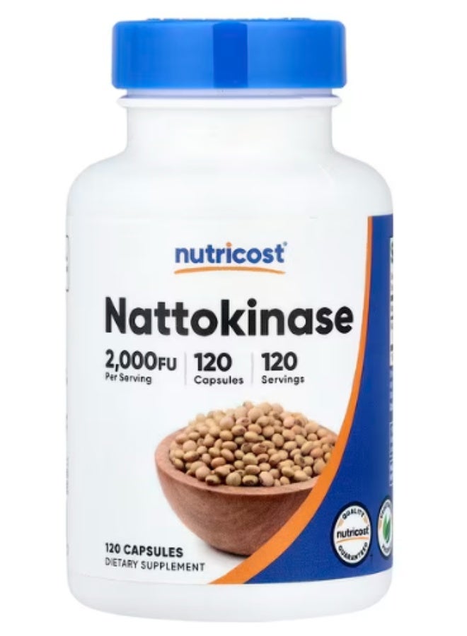 Nutricost, Nattokinase, 100 mg (2,000 FU), 120 Capsules