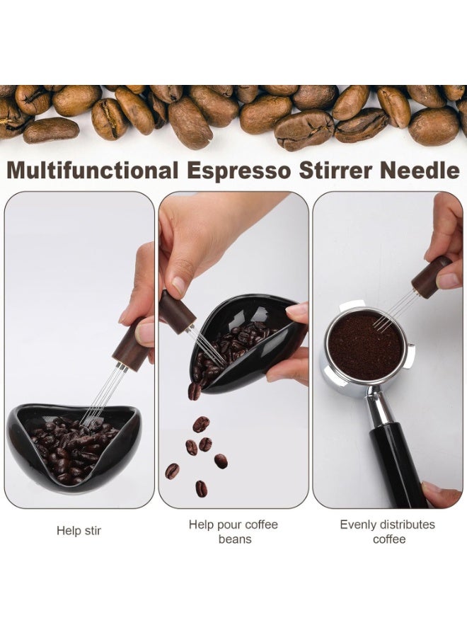 هومستر مجموعة التلاعب القهوة 51 مم: مجموعة التلاعب القهوة 6 قطعة مع Barista التلاعب ، أداة WDT ، حصيرة التلاعب ، زجاجة الرش ، ملعقة الفولاذ المقاوم للصدأ وطبق حبوب القهوة ، مجموعة ملحقات آلة القهوة - Image 4