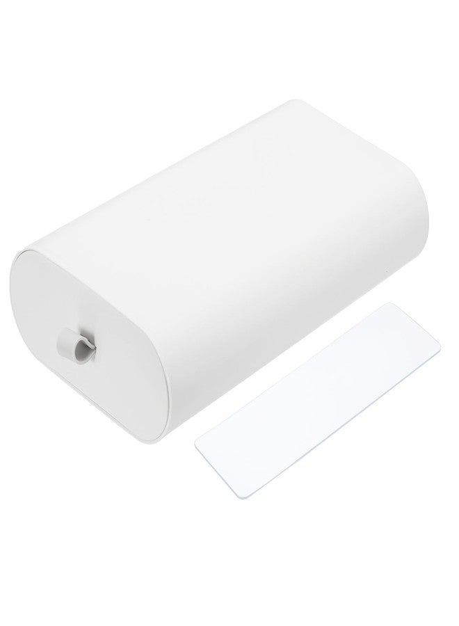 YOKIVE Under Desk Drawer, Self-Adhesive Slide Out Storage Box Attachable Organizer Under Desk Organization for Home Office Classroom, White, Large - Image 1