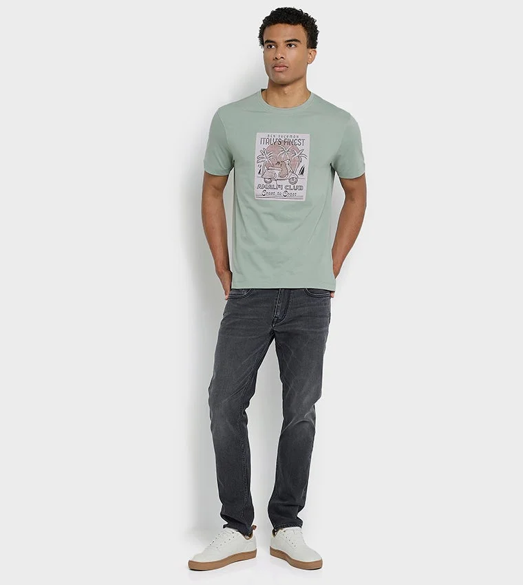 Ben Sherman  Ben Sherman Men's Crew Neck Short Sleeve Printed T-Shirt for Men | Best Price UAE