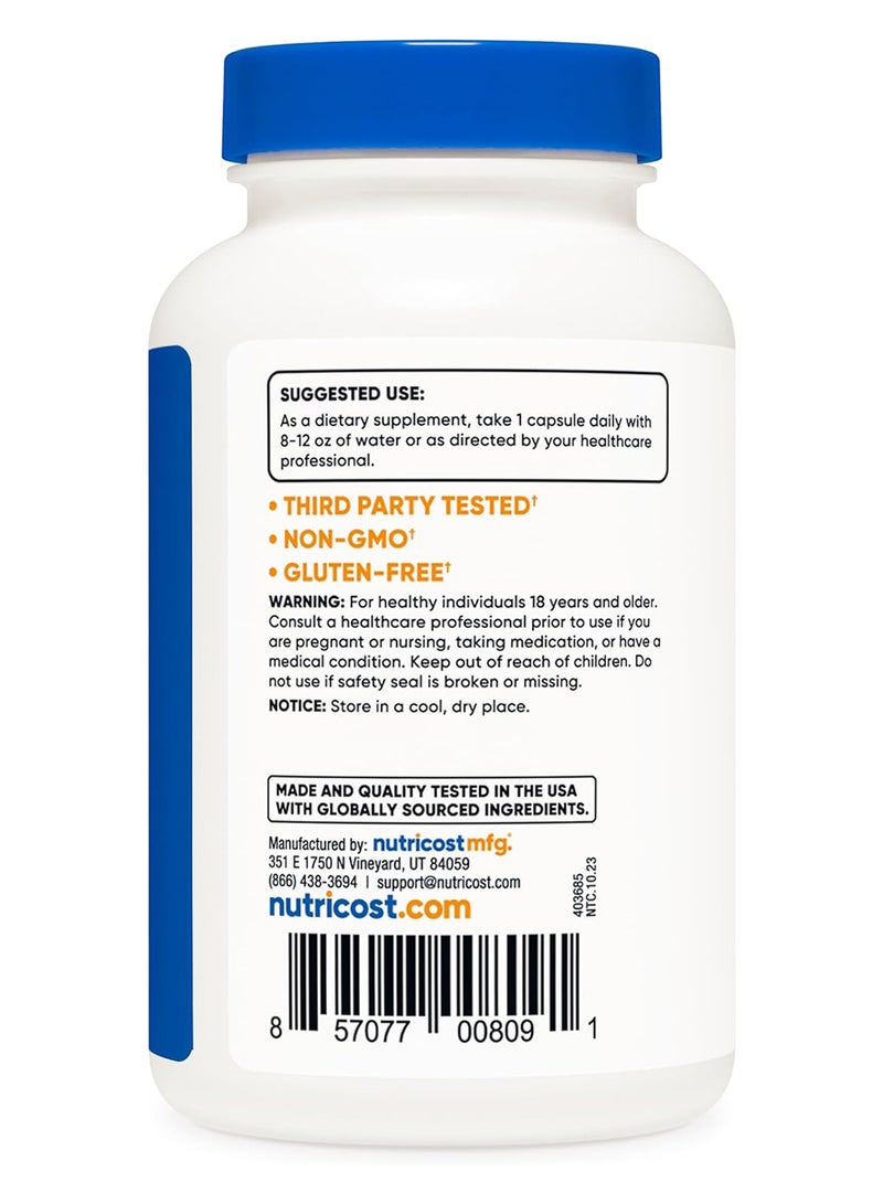 مستخلص التوت الأزرق بقوة 8000 ملجم، 180 كبسولة - Image 4