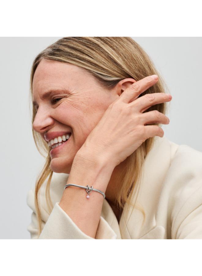 PANDORA Two-tone Wrapped Heart Charm - Image 3