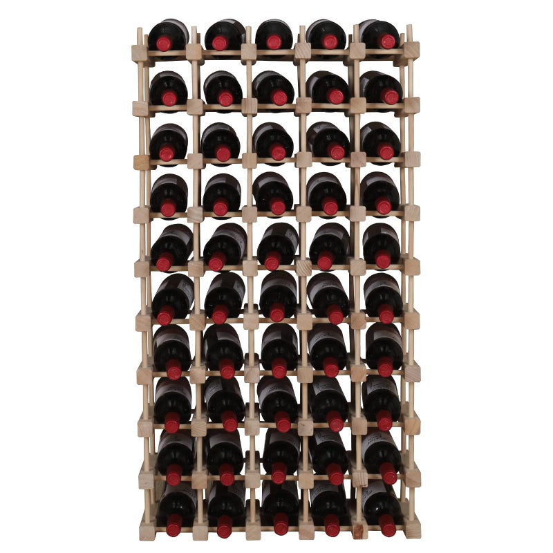 FDHUIJIA FDHUIJIA Wine Rack Small countertop Cabinet Stackable Storage Wooden freestanding Floor Wine Holder 50 Bottles 