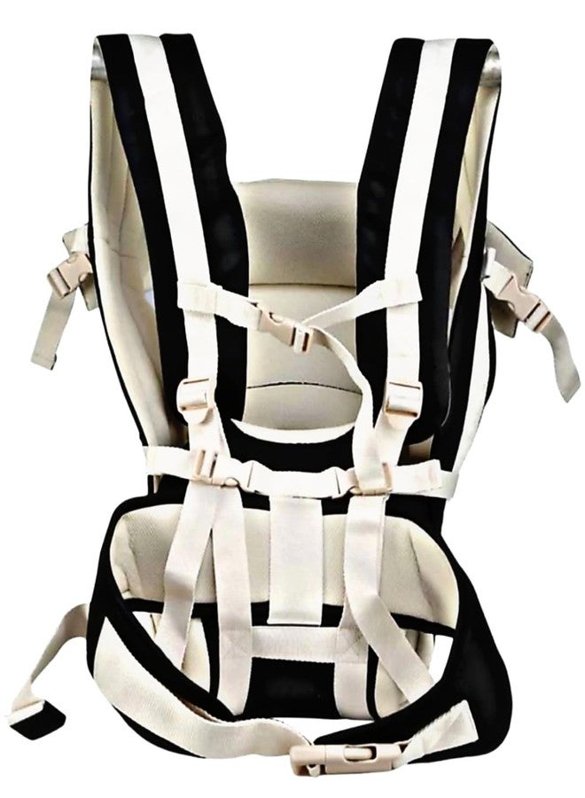 RUHANI Baby Carrier with 4 Carry Positions, Baby Carrier for 4 to 24 Months Baby, Adjustable New-Born to Toddler Carrier with Cushioned Leg Support Max Weight Up to 15 Kgs (Blue) - Image 4