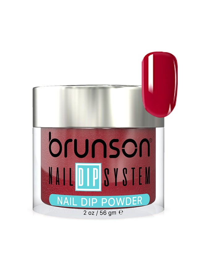 Nail Dip Powder Dip And Buff System Color 56gm, French Nail Art Starter Manicure Salon DIY At Home Odor Free And Long Lasting No Needed Nail Lamp Curing DBK103