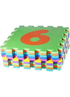 Megastar RBW TOYS Baby Puzzle Foam Numbers Mats 10 Connecting set  - Image 3