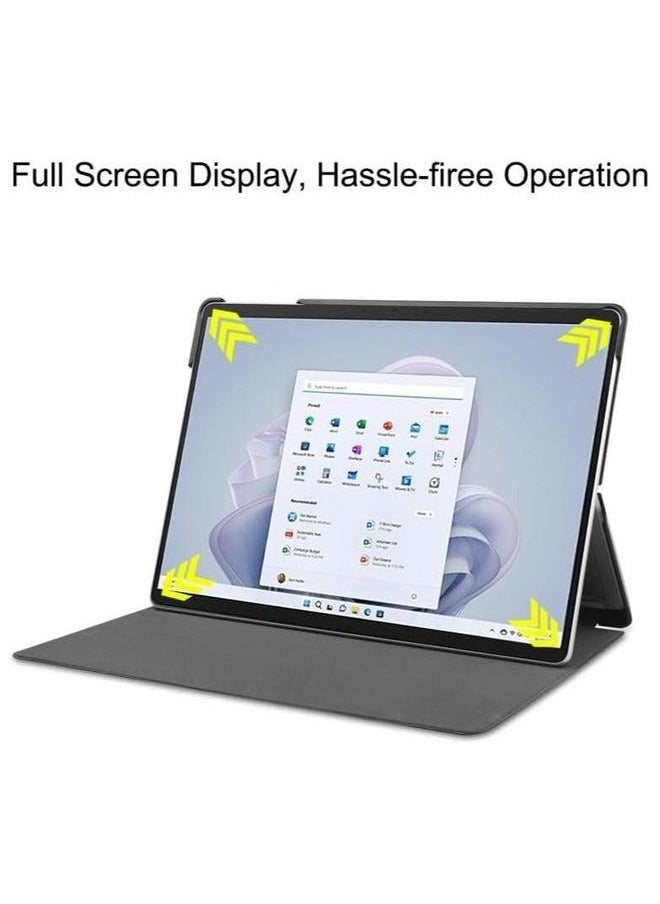 Compatible with Microsoft Surface Pro 11 (2024) 13 inch Case,PU Leather Flip Stand Hard PC Back Cover for Funda Tablet Case  - Image 3