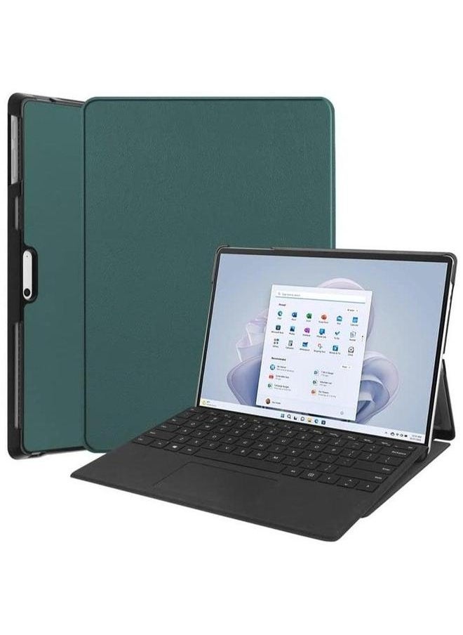 Compatible with Microsoft Surface Pro 11 (2024) 13 inch Case,PU Leather Flip Stand Hard PC Back Cover for Funda Tablet Case  - Image 1