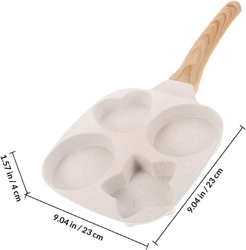 Varied global sizing picks SEWACC Nonstick Egg Skillet Mini Pancake Pan with Thickened Deep Base Japanese Omelette Frying Pan for Breakfast Cooking for Home Use Advanced compact design - Image 2