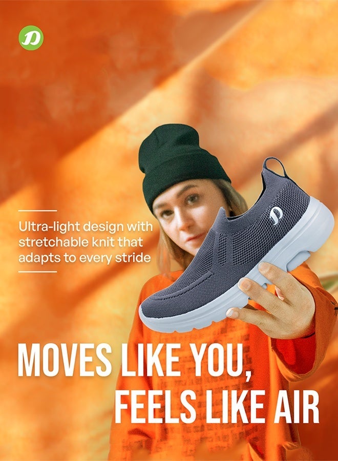 DOCTOR EXTRA SOFT Men's Sports Shoes with Memory Foam Cushioned Insole|Running Walking Gym Training Jogging Athletics|Comfortable & Stylish|Casual & Lightweight|Slipon Sneaker Gent's & Boy's ART-2008 - Image 4