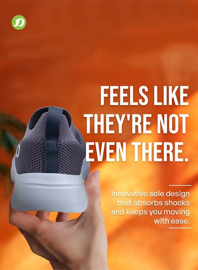 DOCTOR EXTRA SOFT Men's Sports Shoes with Memory Foam Cushioned Insole|Running Walking Gym Training Jogging Athletics|Comfortable & Stylish|Casual & Lightweight|Slipon Sneaker Gent's & Boy's ART-2008 - Image 5