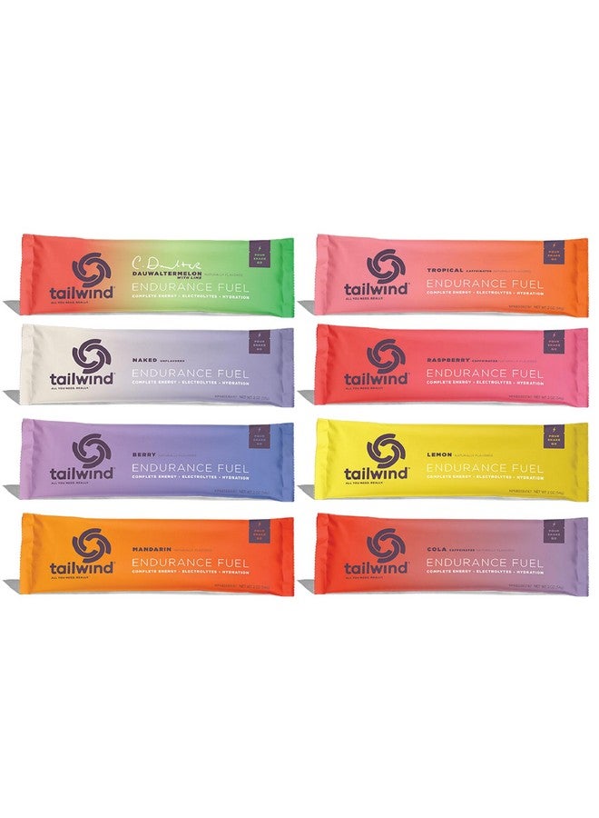 Tailwind Nutrition Tailwind Grab-And-Go Endurance Fuel Single Serve Assorted Flavors (Pack Of 8) - Hydration Drink Mix With Electrolytes, Carbohydrates - Non-Gmo, Gluten-Free, Vegan, No Soy Or Dairy - Image 1