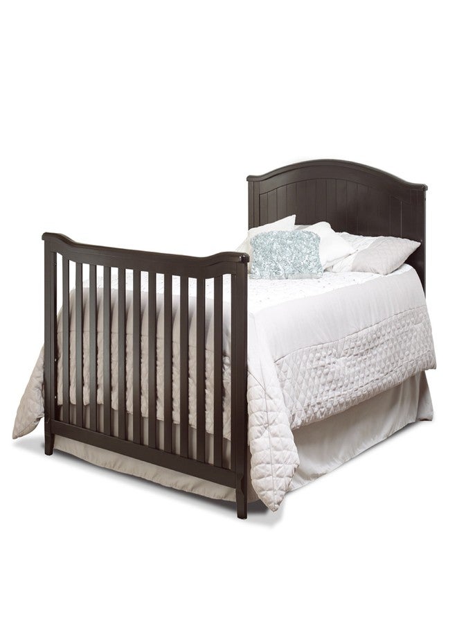 Sorelle Furniture Fairview Crib, Classic 4-in-1 Convertible Crib, Made of Wood, Non-Toxic Finish, Wooden Baby Bed, Toddler Bed, Child’s Daybed and Full-Size Bed, Nursery Furniture - Espresso - Image 5