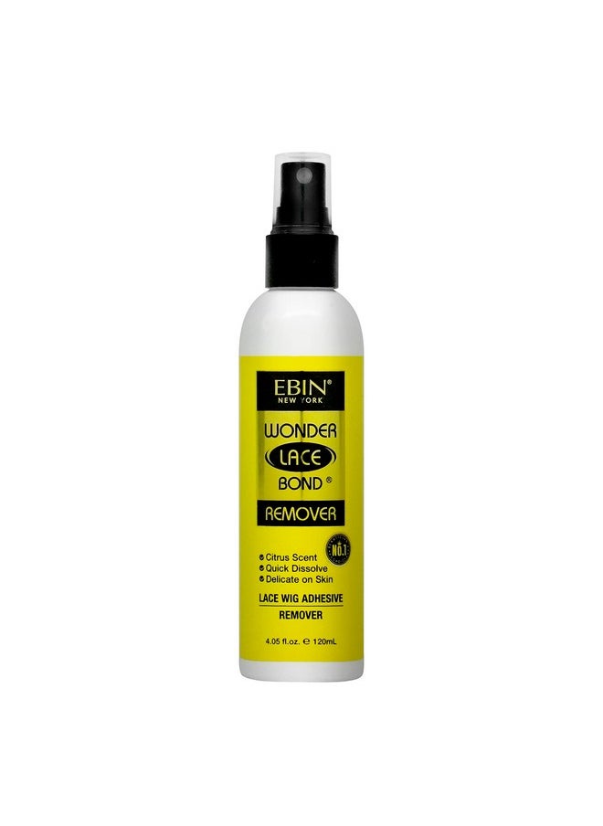 EBIN NEW YORK EBIN NEW YORK Wig Adhesive Remover Spray - Original 4.05oz/ 120ml | Fast Remover Wig Glue &Double Sided Hair Extensions Tape Adhesive| Gentle on Skin | Mist Pump & Nozzle Cap, Fast & Safe Remover  - Image 1