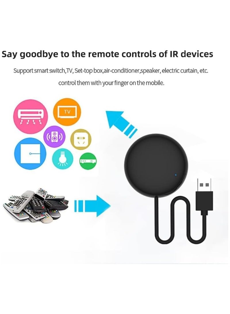 فلوشرينيك جهاز تحكم عن بعد ذكي يعمل بالواي فاي وجهاز تحكم عن بعد عالمي يعمل بالأشعة تحت الحمراء لتويا سمارت هوم للتحكم في مكيف الهواء والتلفزيون وأليكسا وجوجل هوم للتحكم الصوتي - Image 3