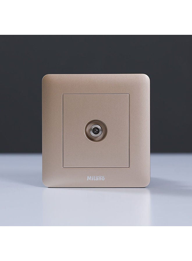 DANUBE HOME Milano Satellite Socket Gd Ps - Image 1