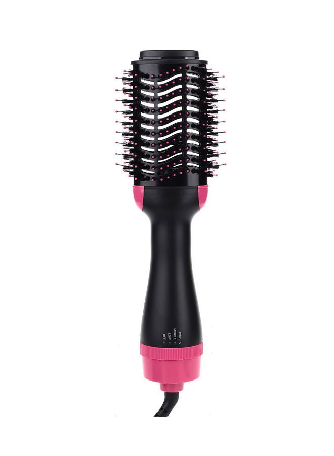 NIBEMINENT Multifunction Speed Regulation Hot Air Comb Pink/Black 650grams