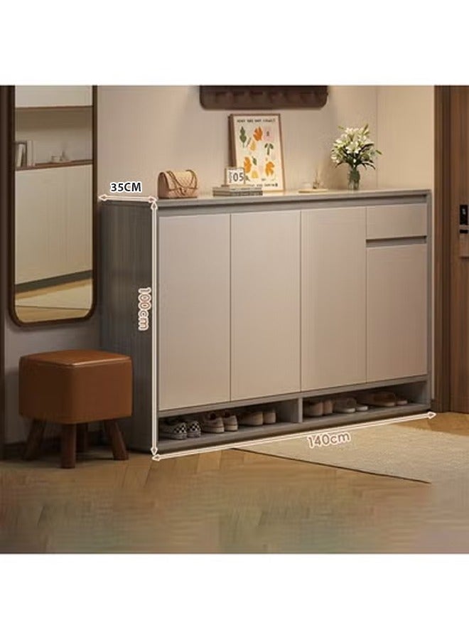 إن كي أكس خزانة أحذية فاخرة عالية الجودة مع أدراج متعددة الوظائف 140 سم - Image 2