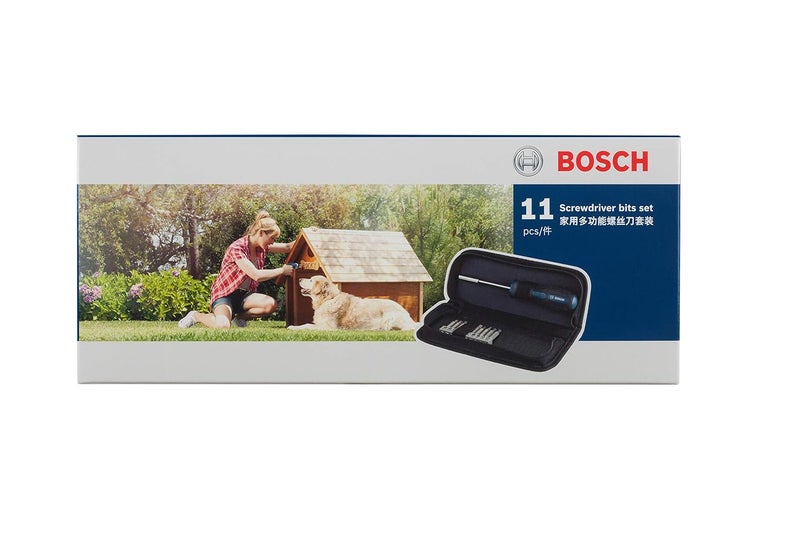 BOSCH 2607017540 مجموعة بت مفك قماش (أزرق، 11 قطعة) - Image 2