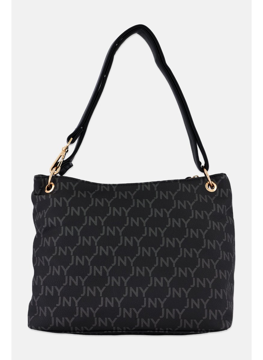Jones New York - Women Brand Logo Cross Body Bag 29 L x 23 H x 13 W cm, Black - Image 1