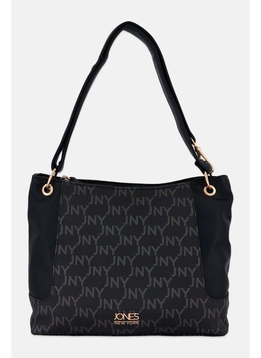 Jones New York - Women Brand Logo Cross Body Bag 29 L x 23 H x 13 W cm, Black - Image 1