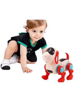 ATRI Plastic Musical Dog Move Forward And Flapping Ears Pets With Lights And Sound Toy For Kids 3 + Years (Multicolor)  - Image 1